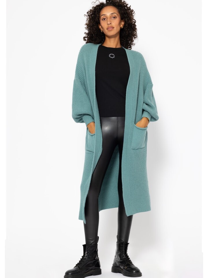 Кардиган SASSYCLASSY Lang Cardigan mit Taschen, цвет Petrol
Кардиган SASSYCLASSY Lang Cardigan mit Taschen, цвет Petrol