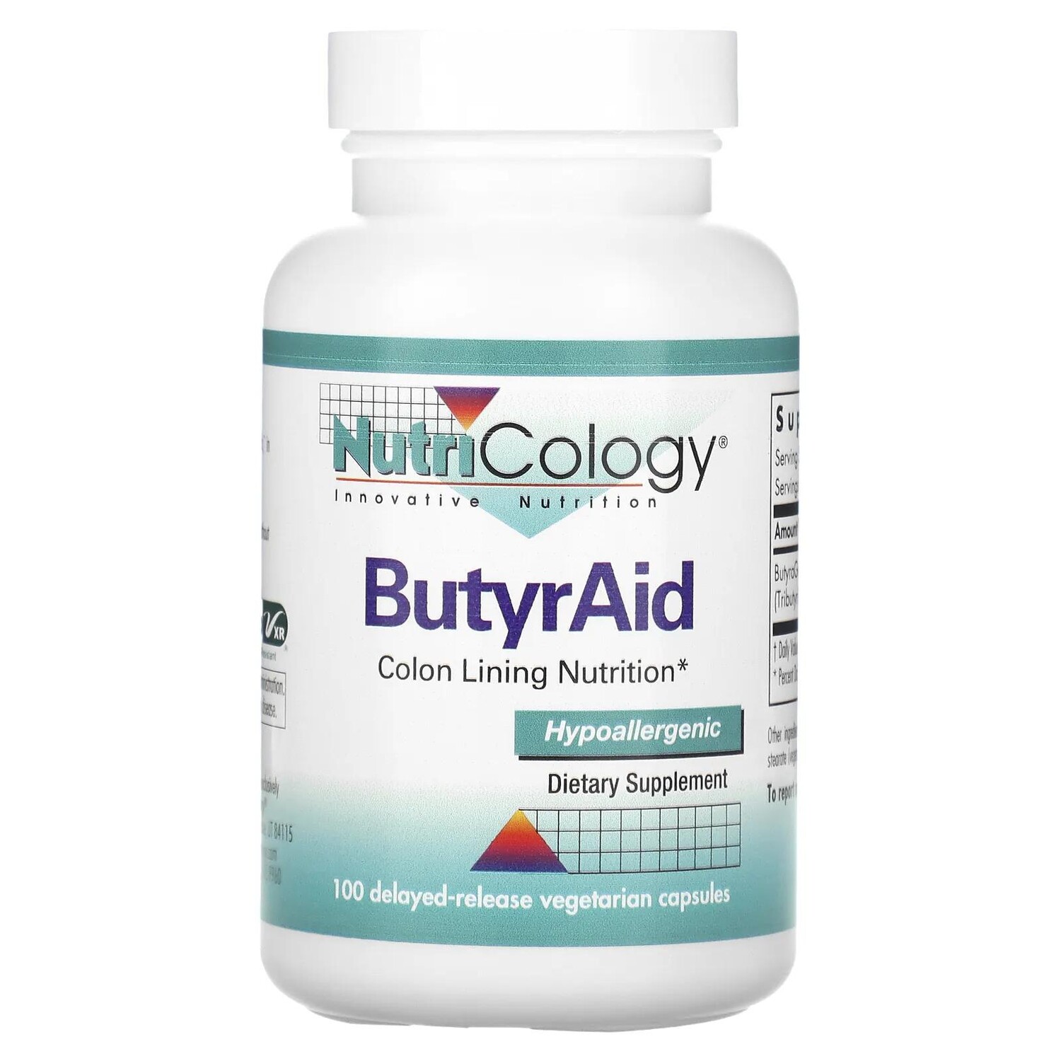 Nutricology ButyrAid 100 таблеток
Nutricology ButyrAid 100 таблеток