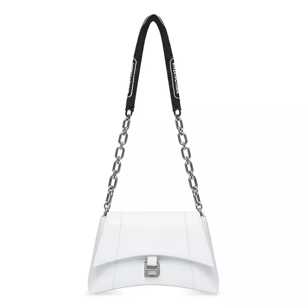 Небольшая наплечная сумка Downtown с цепочкой Balenciaga, белый
Небольшая наплечная сумка Downtown с цепочкой Balenciaga, белый