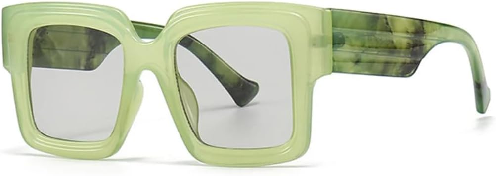 Модные большие солнцезащитные очки конфетных цветов для женщин, ретро, прозрачные, светло-серые, мужские очки зеленого и розового цвета с широкими дужками UUPTTPL, Green Light Gray
Модные большие солнцезащитные очки конфетных цветов для женщин, ретро, прозрачные, светло-серые, мужские очки зеленого и розового цвета с широкими дужками UUPTTPL, Green Light Gray