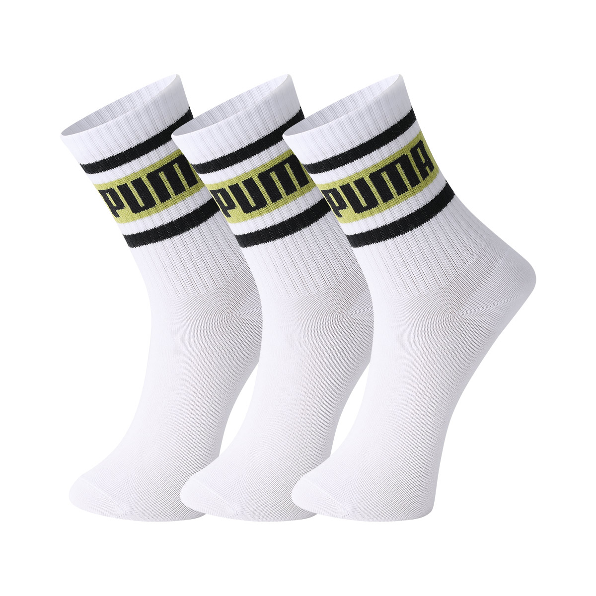 PUMA Носочки до колена Unisex белые и желтые
PUMA Носочки до колена Unisex белые и желтые