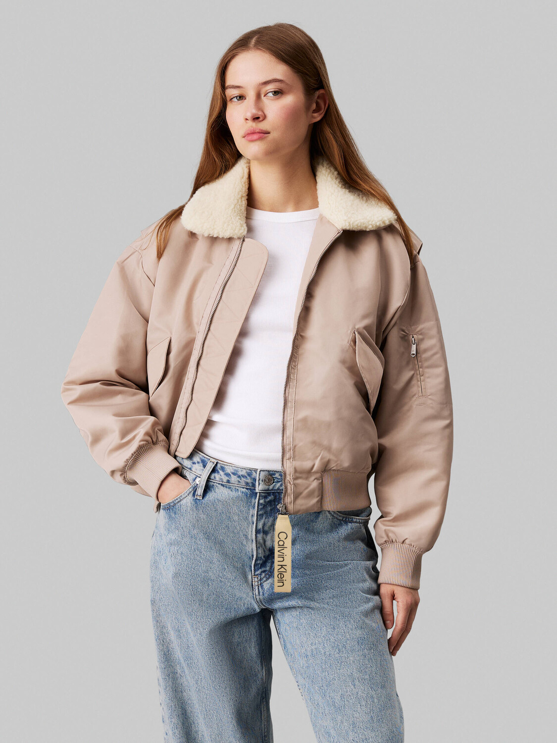 Куртка CALVIN KLEIN JEANS Loose fit, пудрово-розовый
Куртка CALVIN KLEIN JEANS Loose fit, пудрово-розовый