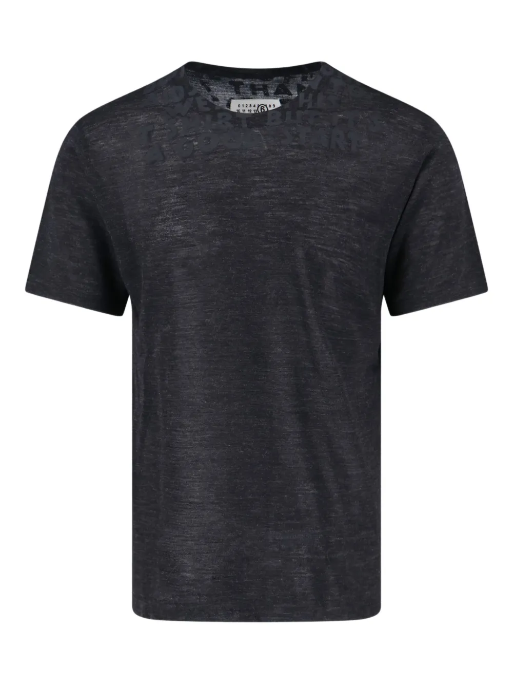 Футболка с буквенным принтом MM6 Maison Margiela, черный
Футболка с буквенным принтом MM6 Maison Margiela, черный