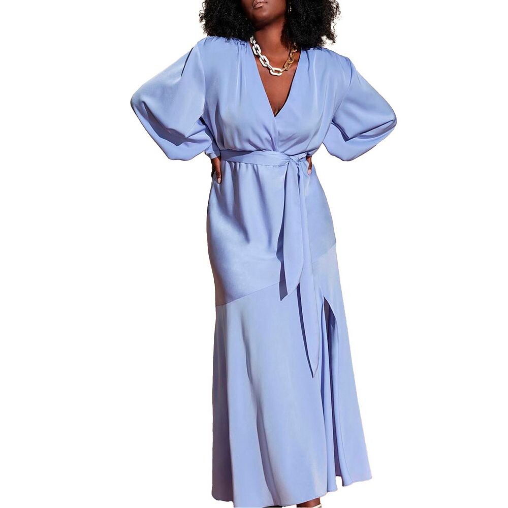 Женское атласное платье макси Eloquii больших размеров ELOQUII, цвет Periwinkle
Женское атласное платье макси Eloquii больших размеров ELOQUII, цвет Periwinkle