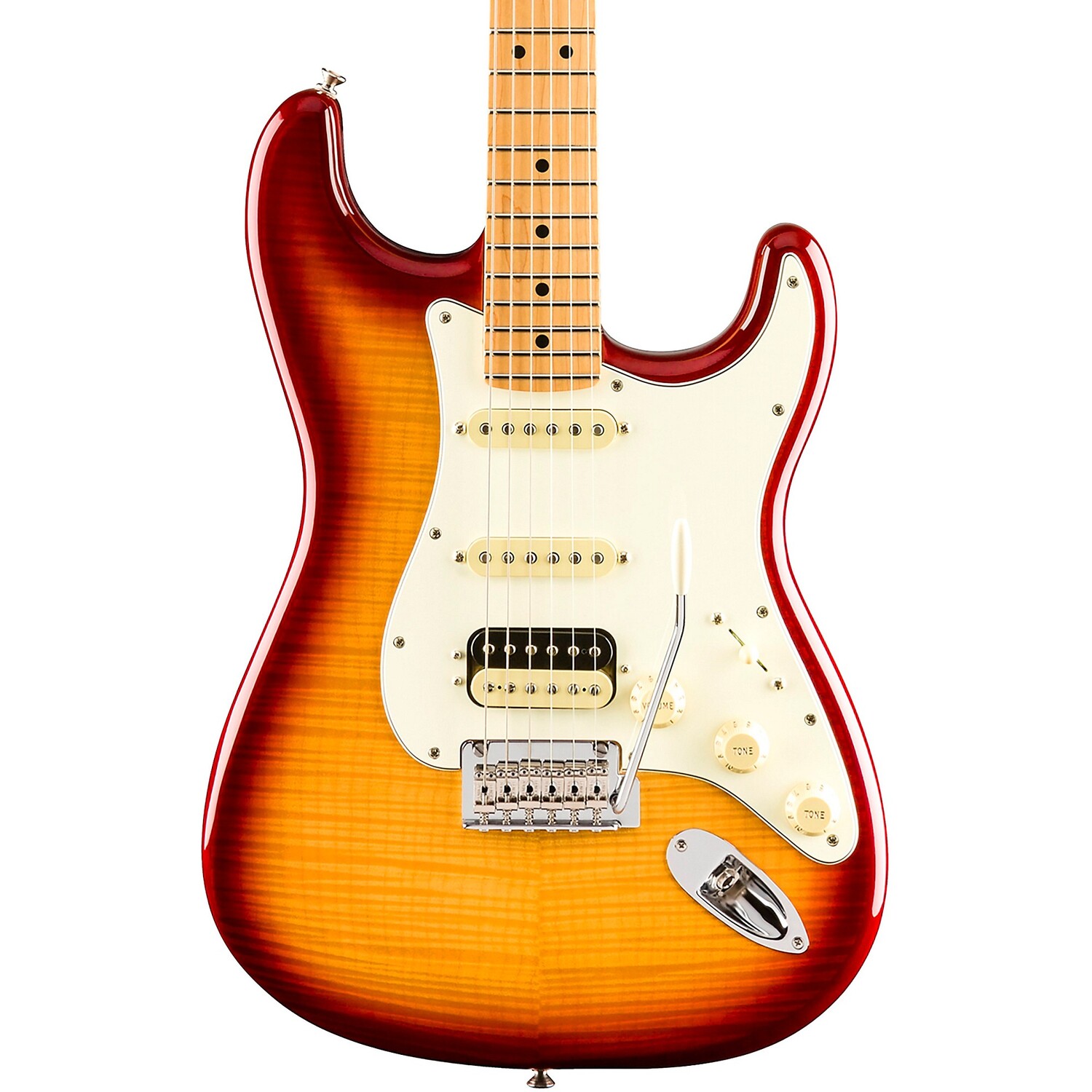 Электрогитара Fender Player Stratocaster HSS Plus Top Maple Fingerboard, ограниченная серия, Sienna Sunburst
Электрогитара Fender Player Stratocaster HSS Plus Top Maple Fingerboard, ограниченная серия, Sienna Sunburst