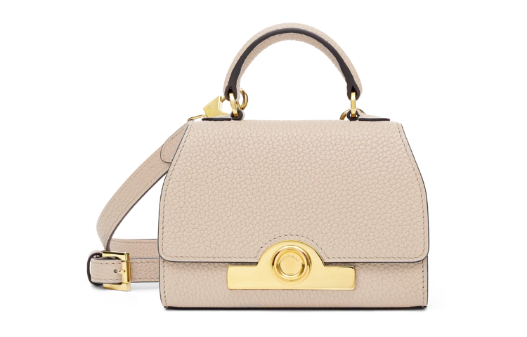 Moynat Кожаная мини-сумка через плечо женская пудрово-белая
Moynat Кожаная мини-сумка через плечо женская пудрово-белая