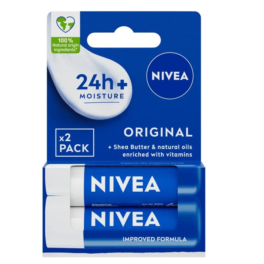 Питательная губная помада Nivea Nourishing Lipstick Original 2x4,8 г
Питательная губная помада Nivea Nourishing Lipstick Original 2x4,8 г