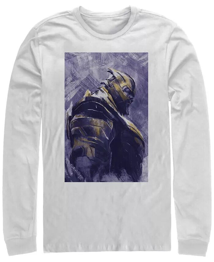 Мужская футболка с длинным рукавом Marvel Avengers Endgame с нарисованным портретом Таноса Fifth Sun, белый
Мужская футболка с длинным рукавом Marvel Avengers Endgame с нарисованным портретом Таноса Fifth Sun, белый