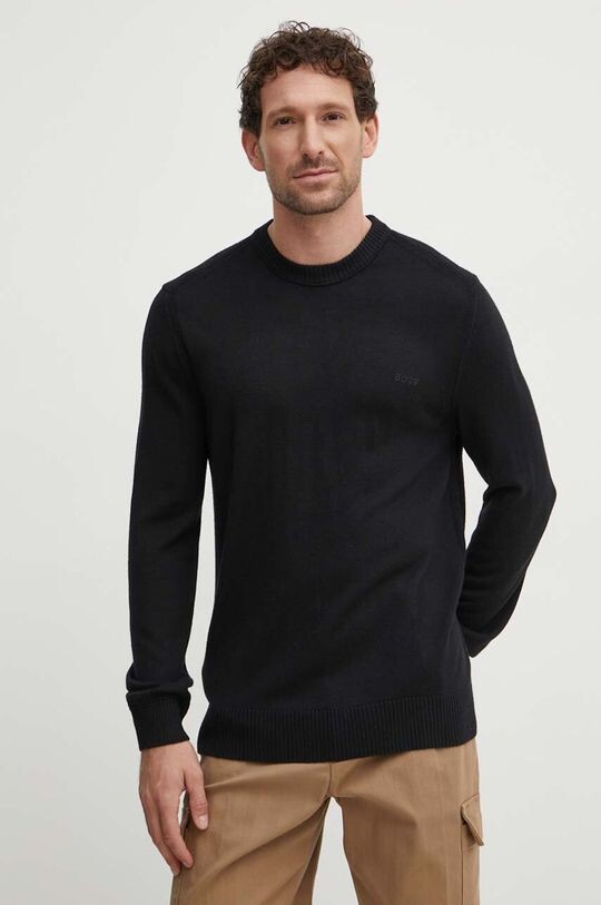 Шерстяной свитер Boss Orange, черный
Шерстяной свитер Boss Orange, черный