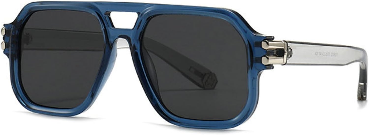 Солнцезащитные очки Willochra Vintage Double Bridge Squared Pilot Sunglasses для женщин и мужчин, классические, в стиле ретро 70-х, стильные, с защитой от УФ-излучения UV400 и заклепками, для активного отдыха, C5
Солнцезащитные очки Willochra Vintage Double Bridge Squared Pilot Sunglasses для женщин и мужчин, классические, в стиле ретро 70-х, стильные, с защитой от УФ-излучения UV400 и заклепками, для активного отдыха, C5