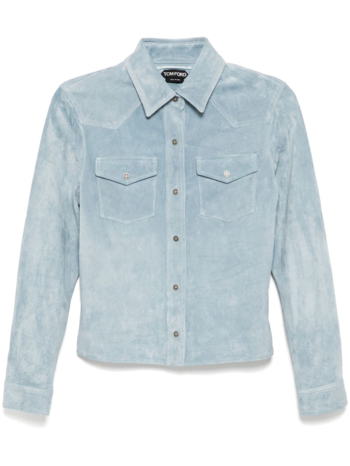 TOM FORD замшевая рубашка в стиле вестерн, синий
TOM FORD замшевая рубашка в стиле вестерн, синий
