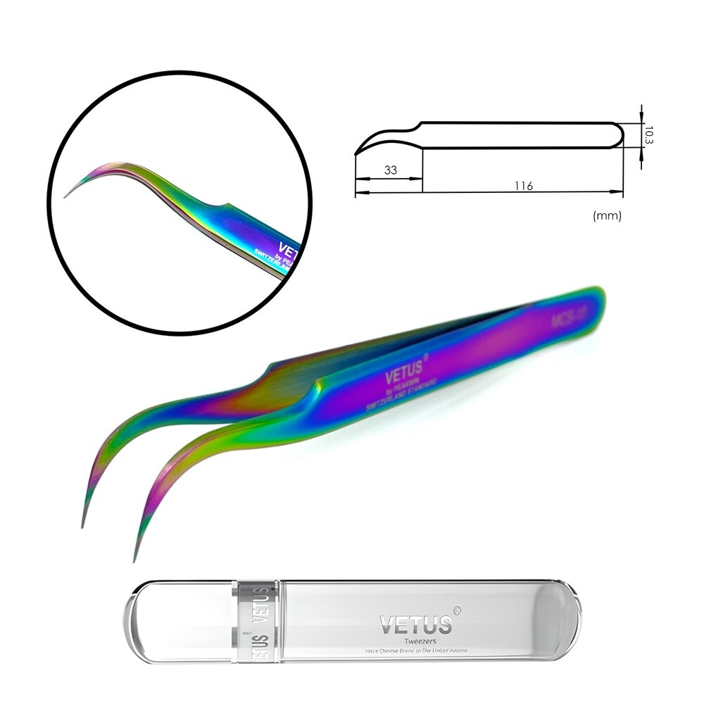 Пинцет Vetus MCS-15, градиентный
Пинцет Vetus MCS-15, градиентный