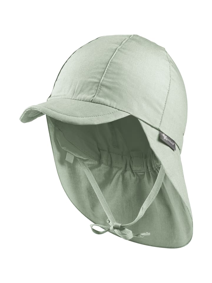 Sterntaler Кепка с защитой шеи, однотонная, светло-зеленая
Sterntaler Кепка с защитой шеи, однотонная, светло-зеленая