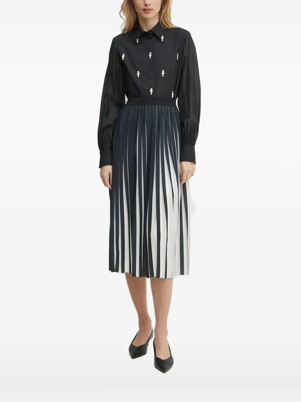 Рубашка, украшенная кристаллами KARL LAGERFELD, черный
Рубашка, украшенная кристаллами KARL LAGERFELD, черный