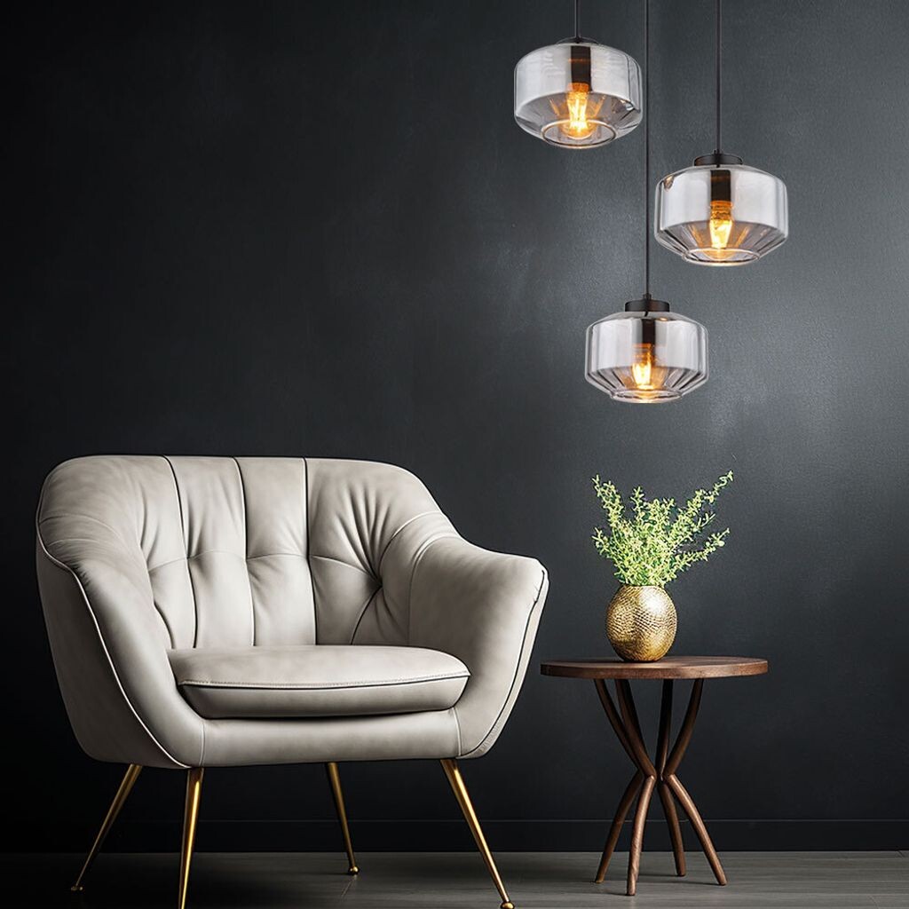 Подвесной светильник, 3 лампы, металлическое стекло, черный дым, H 120см Globo Lighting
Подвесной светильник, 3 лампы, металлическое стекло, черный дым, H 120см Globo Lighting