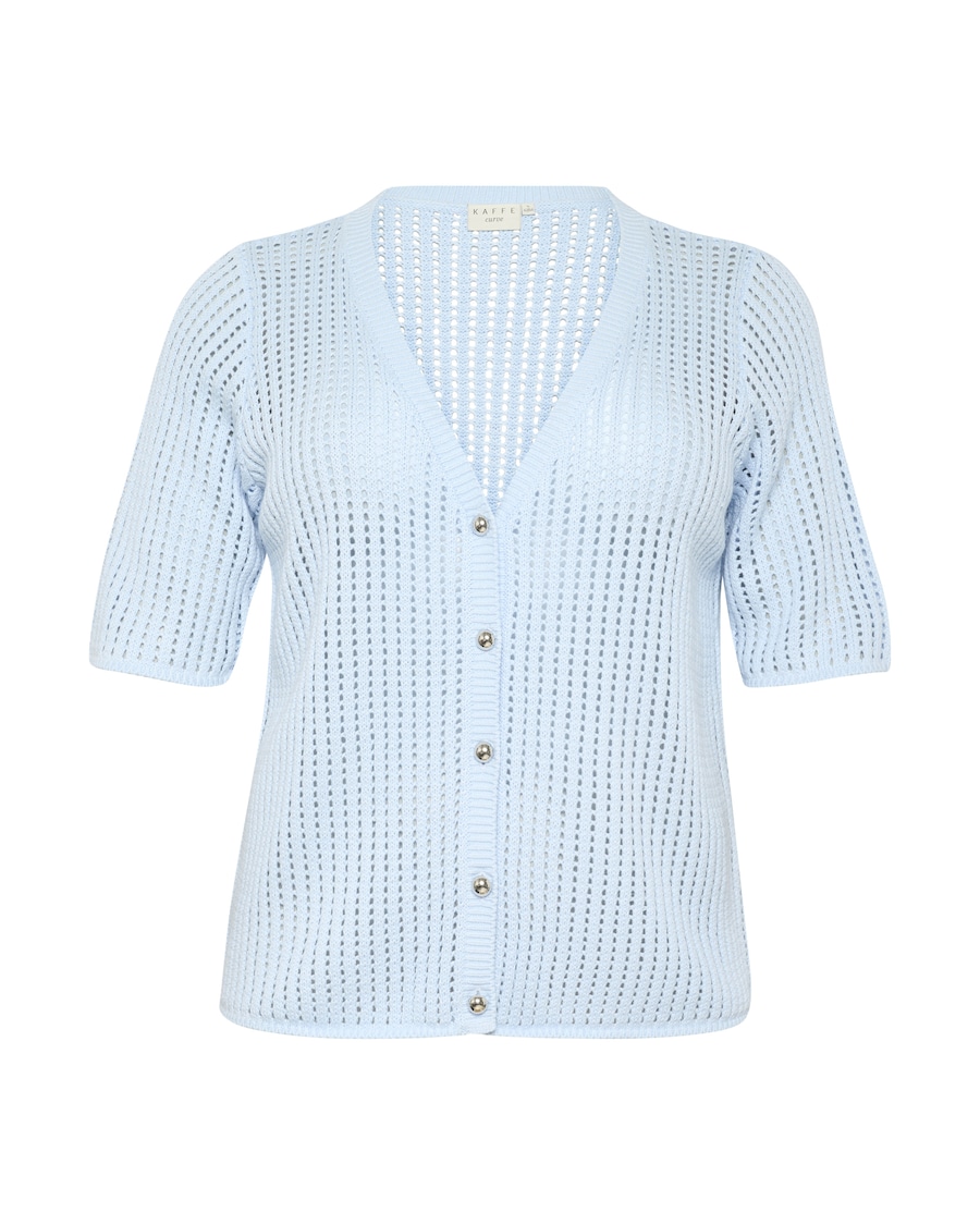 Вязаный кардиган KAFFE CURVE, небесно-голубой
Вязаный кардиган KAFFE CURVE, небесно-голубой