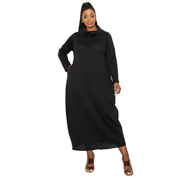 Платье-свитер Lana с капюшоном и карманом Plus Size L I V D, Black
Платье-свитер Lana с капюшоном и карманом Plus Size L I V D, Black