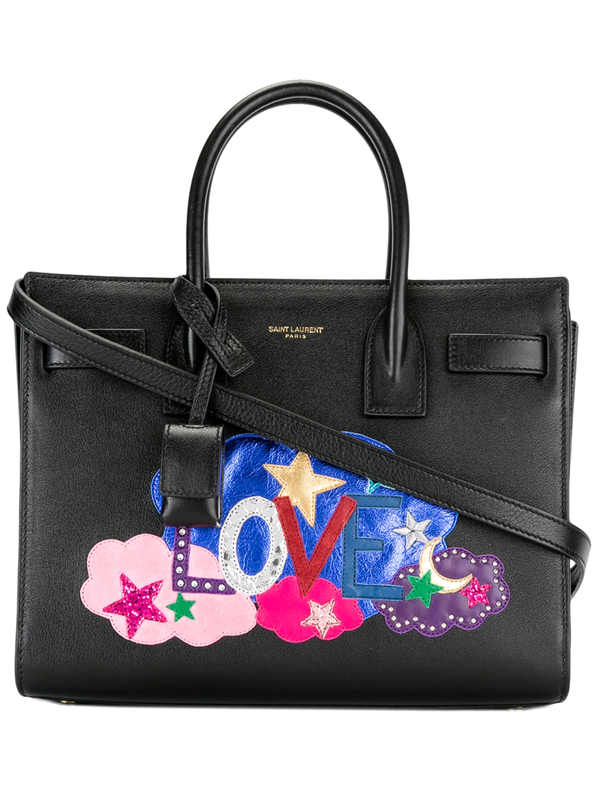 Сумка-тоут Sac de Jour Love Saint Laurent, черный
Сумка-тоут Sac de Jour Love Saint Laurent, черный