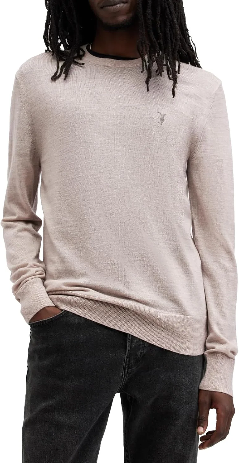 Allsaints мужской свитер с круглым вырезом из мериносовой шерсти
Allsaints мужской свитер с круглым вырезом из мериносовой шерсти