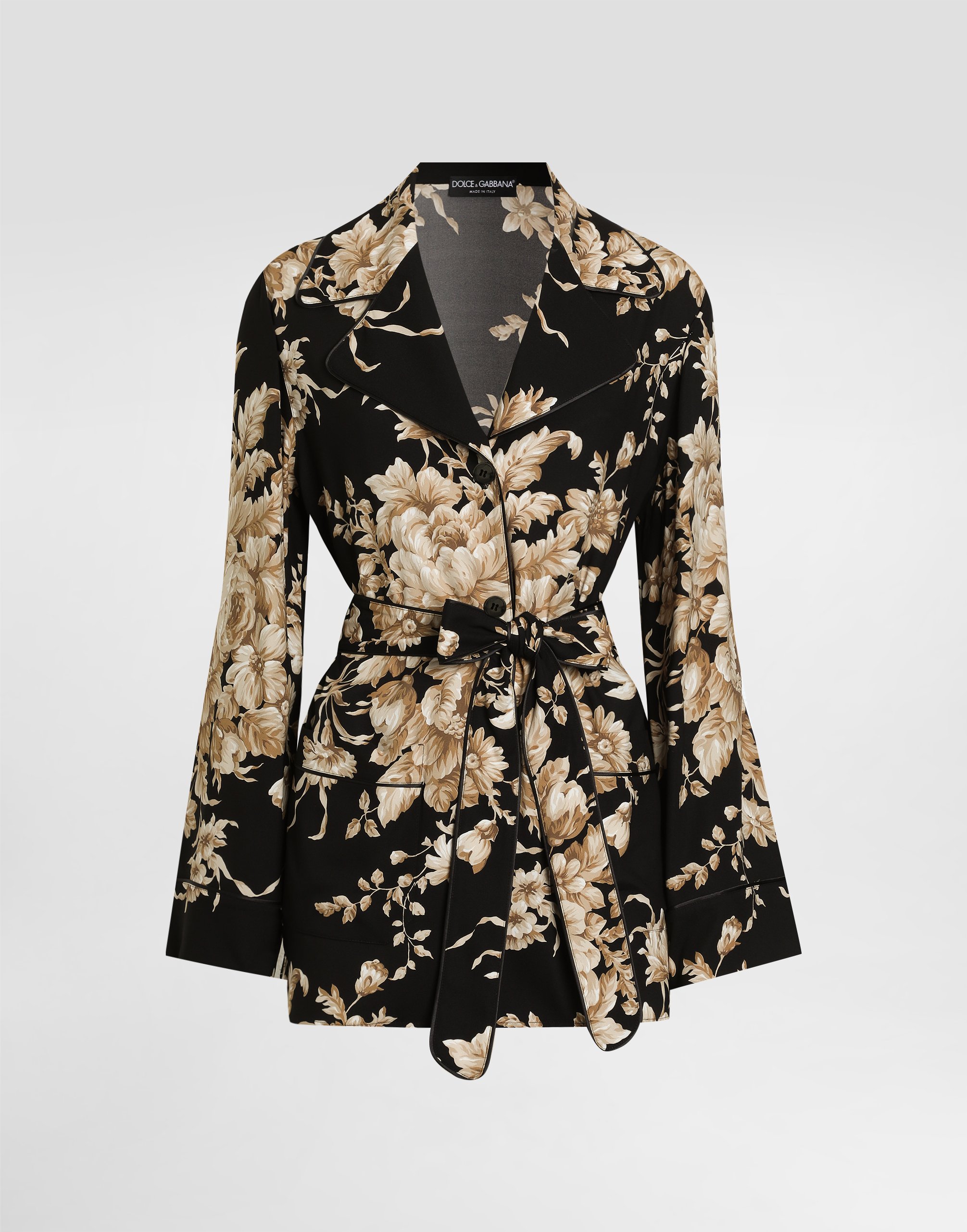 Шелковая рубашка с розовым принтом Dolce & Gabbana, принт
Шелковая рубашка с розовым принтом Dolce & Gabbana, принт