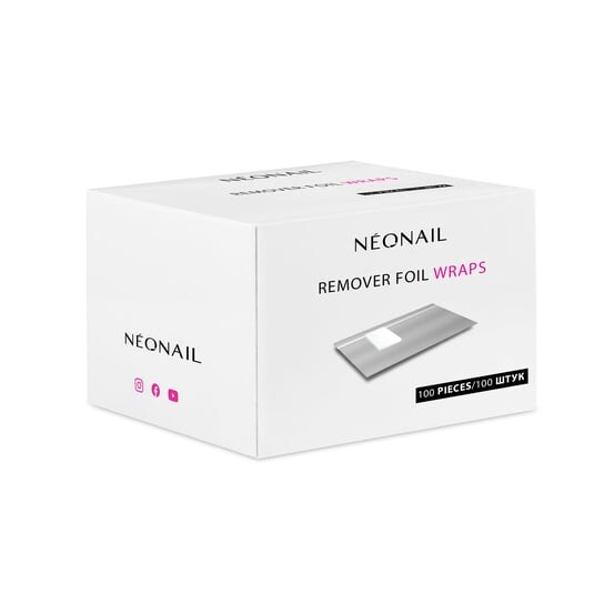 Обертывания для ногтей Фольга для удаления 100 шт. NEONAIL
Обертывания для ногтей Фольга для удаления 100 шт. NEONAIL