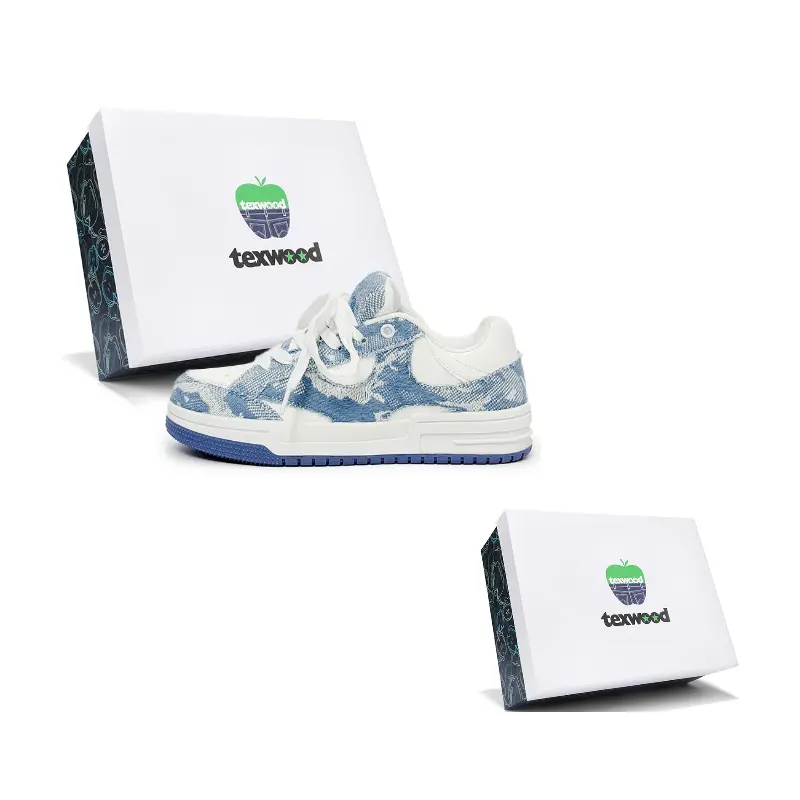 TEXWOOD Кроссовки для скейтбординга с противоскользящим покрытием низкие унисекс в коробке деним синий, цвет Denim Blue
TEXWOOD Кроссовки для скейтбординга с противоскользящим покрытием низкие унисекс в коробке деним синий, цвет Denim Blue