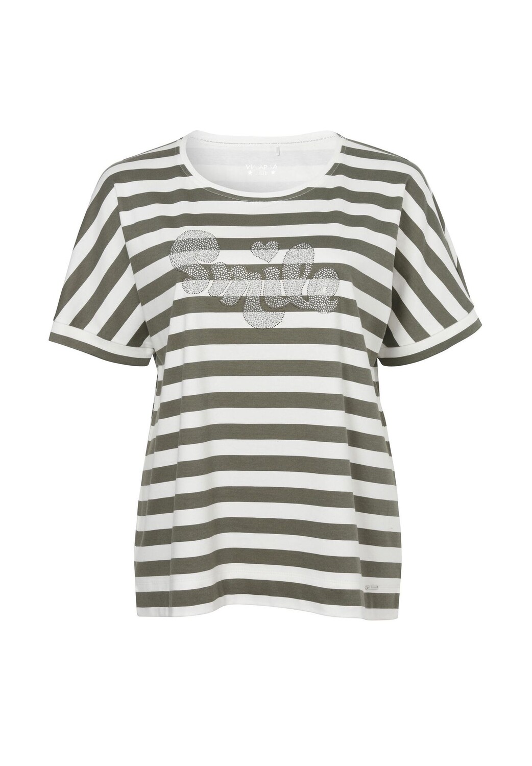 Рубашка Модная толстовка со стразами VIA APPIA -DUE-, цвет Khaki / Ecru
Рубашка Модная толстовка со стразами VIA APPIA -DUE-, цвет Khaki / Ecru