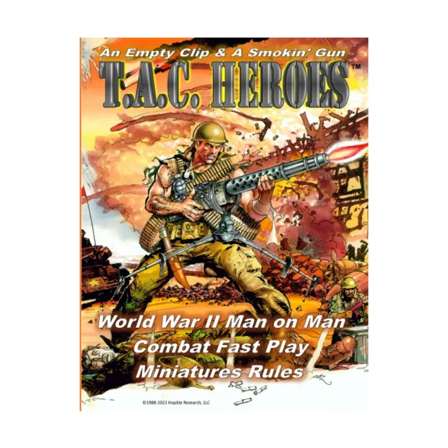 Т.А.С. Герои — Правила миниатюр для отрядов времен Второй мировой войны, Miniature Rules (Hoplite Research)
Т.А.С. Герои — Правила миниатюр для отрядов времен Второй мировой войны, Miniature Rules (Hoplite Research)