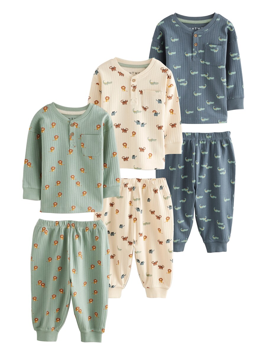 Пижама Next, цвет Light beige/Sapphire/Pastel green
Пижама Next, цвет Light beige/Sapphire/Pastel green