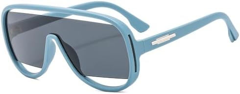 Модные ретро-солнцезащитные очки 2027 года для женщин и мужчин, большие солнцезащитные очки с градиентным переходом цвета и защитой от УФ-излучения UV400 MTZJH, Green Grey
Модные ретро-солнцезащитные очки 2027 года для женщин и мужчин, большие солнцезащитные очки с градиентным переходом цвета и защитой от УФ-излучения UV400 MTZJH, Green Grey