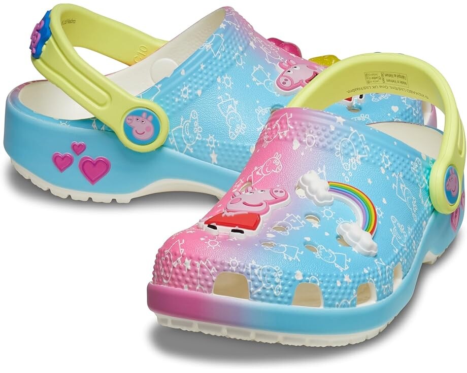 Сабо Crocs Kids Classic Peppa Pig Clogs, разноцветный
Сабо Crocs Kids Classic Peppa Pig Clogs, разноцветный