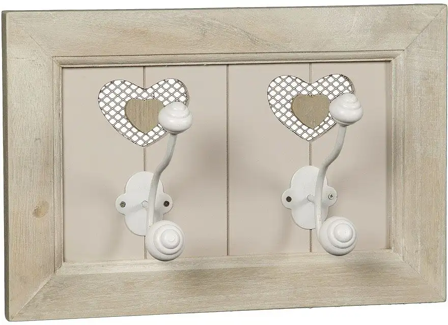 Крючок Ambiente Haus "Вешалка для одежды Country 2 крючка 33см", (1 шт.) 33х22х11 см, цвет Antikweiss
Крючок Ambiente Haus "Вешалка для одежды Country 2 крючка 33см", (1 шт.) 33х22х11 см, цвет Antikweiss