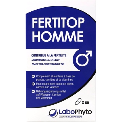 Fertitop Homme Максимальная поддержка фертильности 60 капсул Labophyto
Fertitop Homme Максимальная поддержка фертильности 60 капсул Labophyto