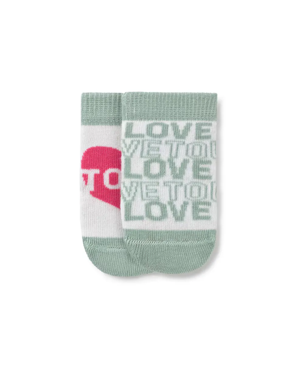 Упаковка из 2 пар детских носочков с сердечком и логотипом Tous, цвет Verde Agua
Упаковка из 2 пар детских носочков с сердечком и логотипом Tous, цвет Verde Agua
