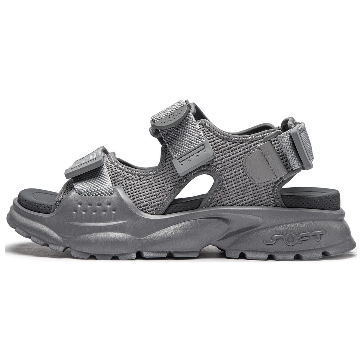 Пляжные сандалии мужские серые Lining
Пляжные сандалии мужские серые Lining