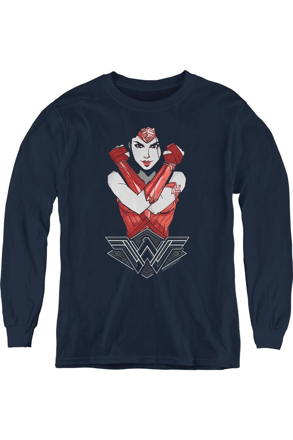 Футболка с длинным рукавом для подростков "Чудо-женщина" Gildan, темно-синий
Футболка с длинным рукавом для подростков "Чудо-женщина" Gildan, темно-синий