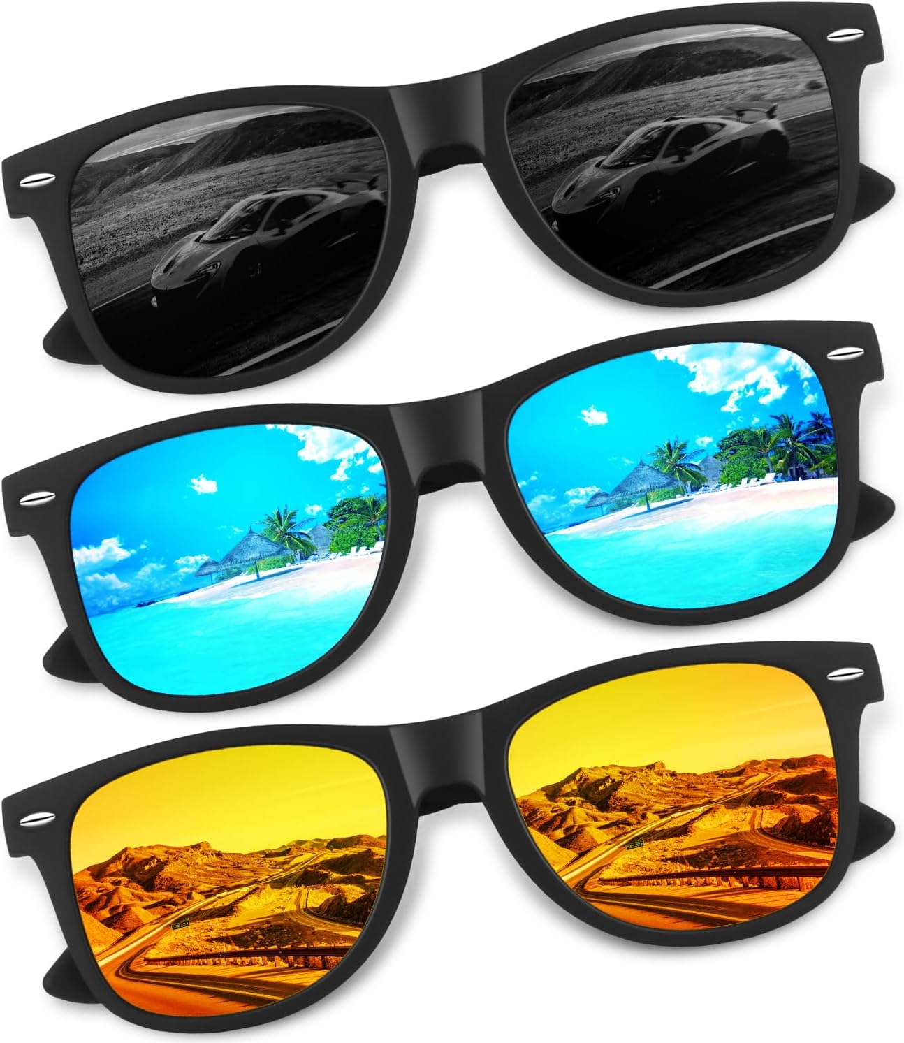 Поляризованные солнцезащитные очки CGID Retro для мужчин и женщин, легкие, черные, с защитой от УФ-излучения UV400, для вождения, рыбалки и гольфа, 2 Black Grey/Black Blue/Black Orange
Поляризованные солнцезащитные очки CGID Retro для мужчин и женщин, легкие, черные, с защитой от УФ-излучения UV400, для вождения, рыбалки и гольфа, 2 Black Grey/Black Blue/Black Orange