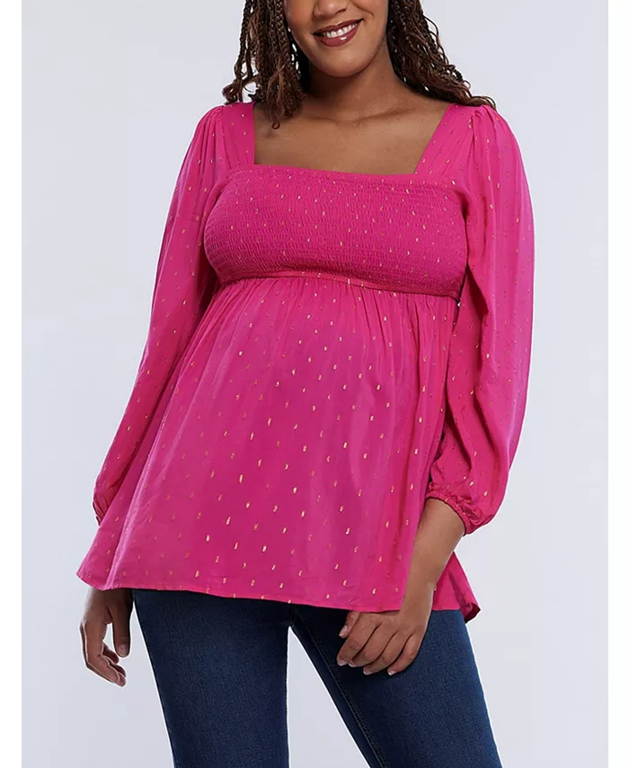 Беременная блузка с присборенным квадратным вырезом и длинными рукавами в стиле бэбидолл - Motherhood Motherhood Maternity, красный
Беременная блузка с присборенным квадратным вырезом и длинными рукавами в стиле бэбидолл - Motherhood Motherhood Maternity, красный