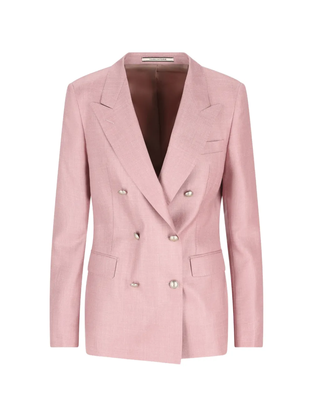 Двубортный пиджак на пуговицах Tagliatore, розовый
Двубортный пиджак на пуговицах Tagliatore, розовый