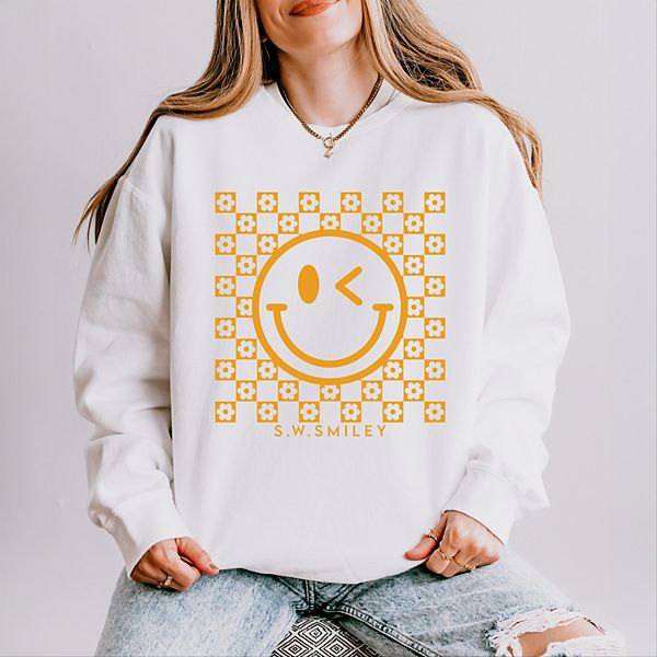 SWSmiley свитшот с принтом улыбок и цветов, легкий, окрашенный в процессе пошива Simply Sage Market, White, Белый, SWSmiley свитшот с принтом улыбок и цветов, легкий, окрашенный в процессе пошива Simply Sage Market, White
SWSmiley свитшот с принтом улыбок и цветов, легкий, окрашенный в процессе пошива Simply Sage Market, White, Белый, SWSmiley свитшот с принтом улыбок и цветов, легкий, окрашенный в процессе пошива Simply Sage Market, White