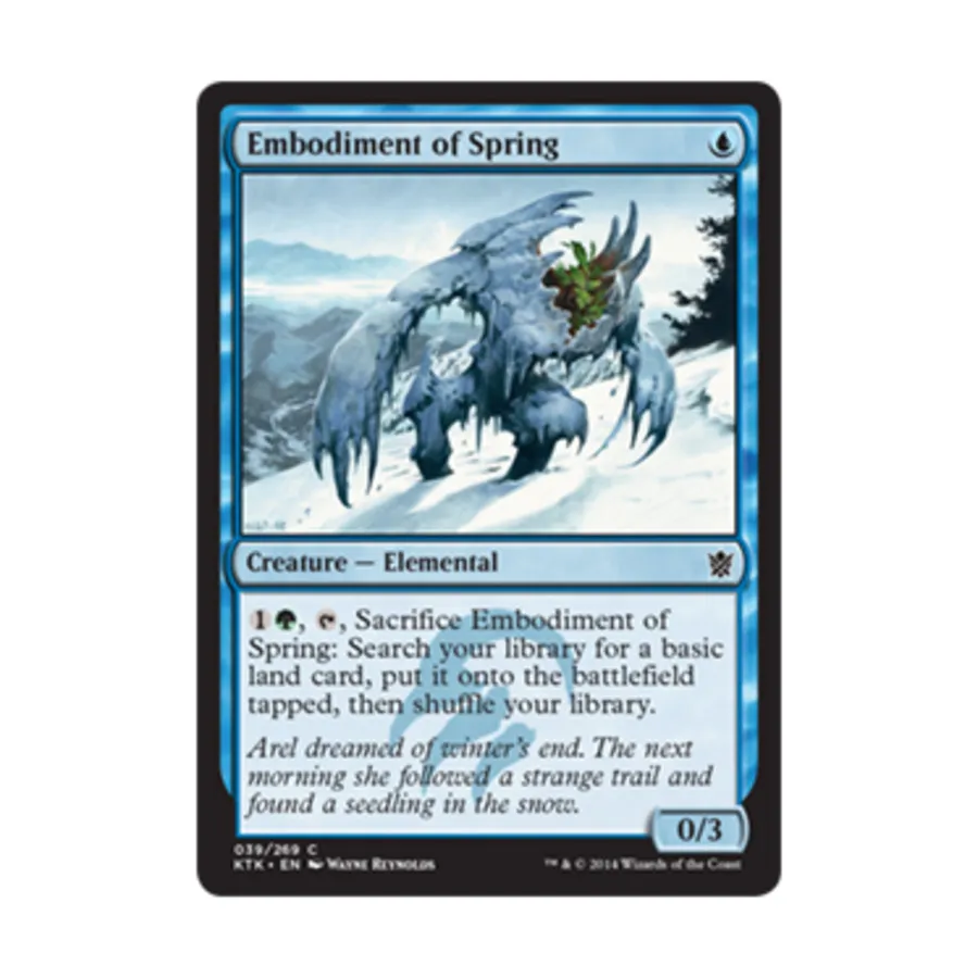 CCG Воплощение весны (С), MTG - Khans of Tarkir
CCG Воплощение весны (С), MTG - Khans of Tarkir