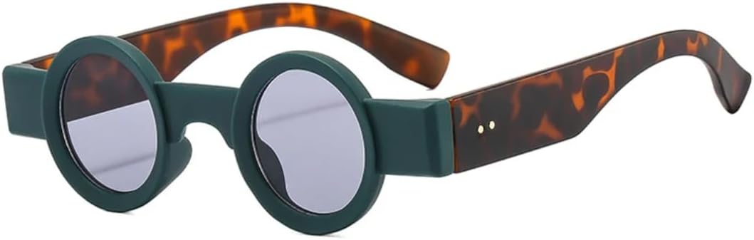 Солнцезащитные очки для мужчин и женщин - защита UV400 - маленькие круглые очки в стиле панк с прозрачными линзами цвета океана для занятий спортом на открытом воздухе и вождения DSVIGF, Green Light Gray
Солнцезащитные очки для мужчин и женщин - защита UV400 - маленькие круглые очки в стиле панк с прозрачными линзами цвета океана для занятий спортом на открытом воздухе и вождения DSVIGF, Green Light Gray