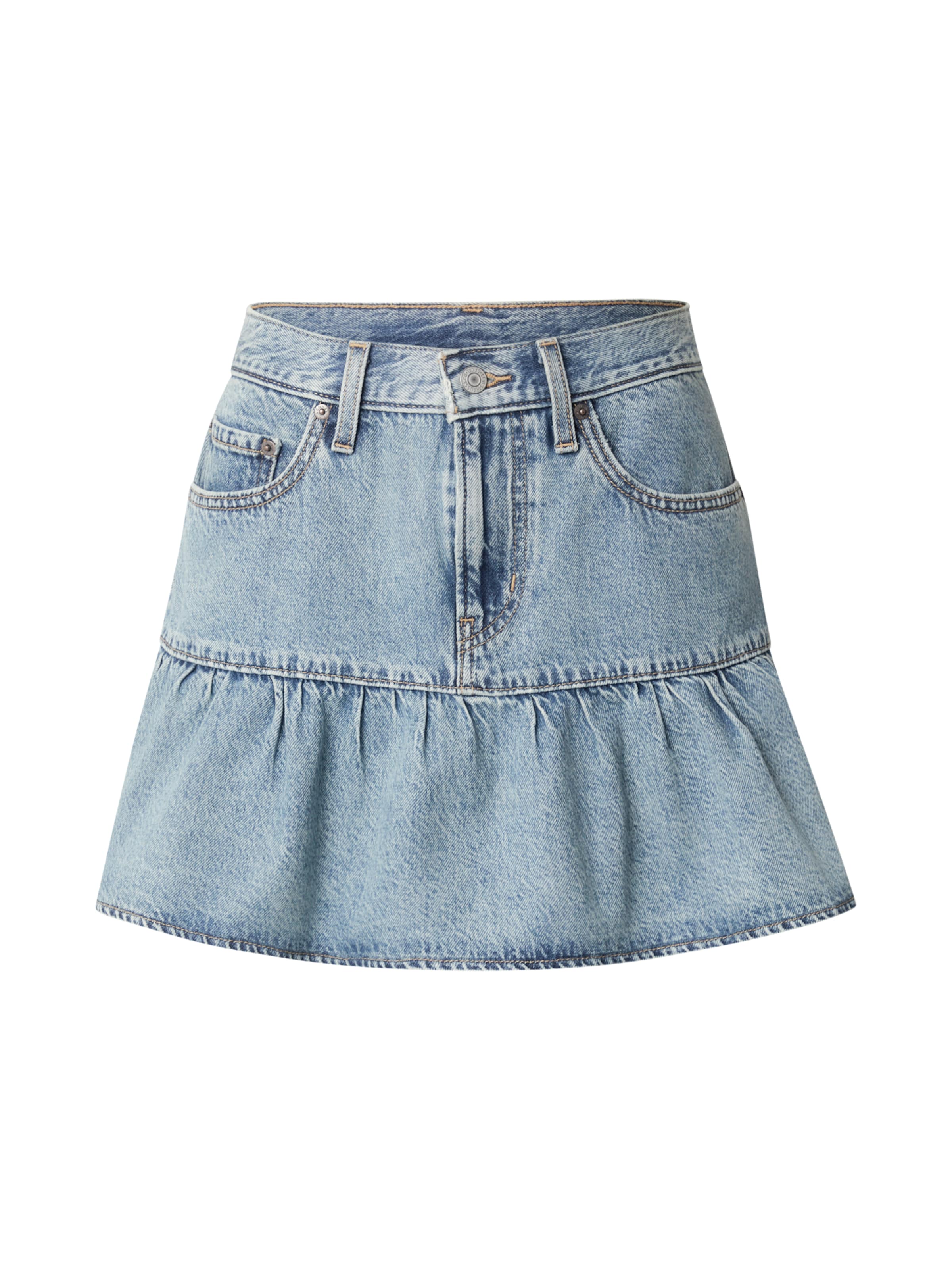 LEVI'S Юбка 'Flounce Mini Skirt' в синем дениме
LEVI'S Юбка 'Flounce Mini Skirt' в синем дениме
