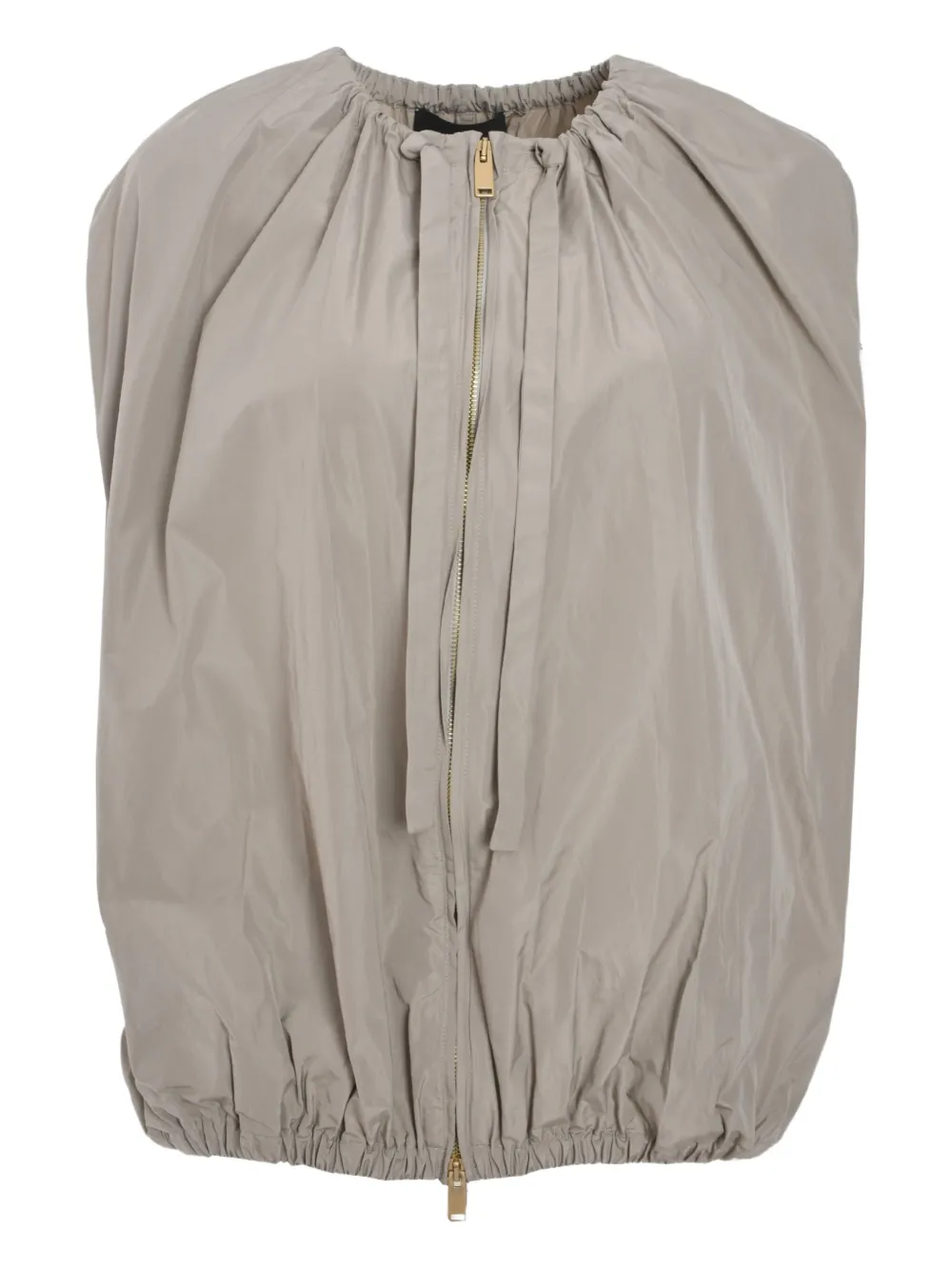 Бомбер из ткани фай Fabiana Filippi, нейтральный
Бомбер из ткани фай Fabiana Filippi, нейтральный