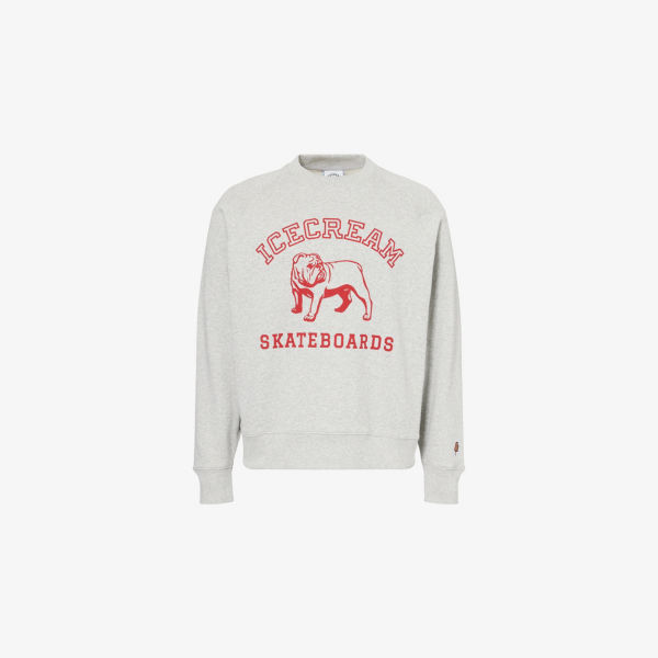 Свитшот Icecream Bulldog из хлопкового джерси с круглым вырезом, серый
Свитшот Icecream Bulldog из хлопкового джерси с круглым вырезом, серый
