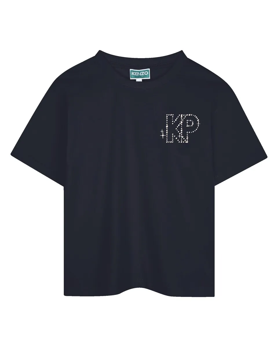 Детская футболка 100% хлопок с короткими рукавами Kenzo Kids, темно-синий
Детская футболка 100% хлопок с короткими рукавами Kenzo Kids, темно-синий