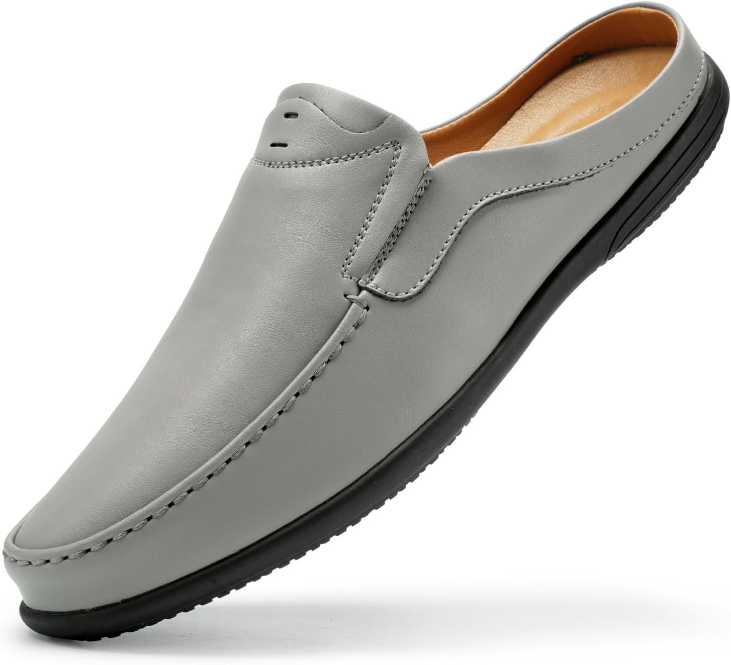 Мужские слипоны-лоферы, ручная работа, кожаные тапочки, дышащие, удобные, мягкие, с ручной прошивкой, без каблука, повседневная обувь для мужчин Luodenglang, серый
Мужские слипоны-лоферы, ручная работа, кожаные тапочки, дышащие, удобные, мягкие, с ручной прошивкой, без каблука, повседневная обувь для мужчин Luodenglang, серый