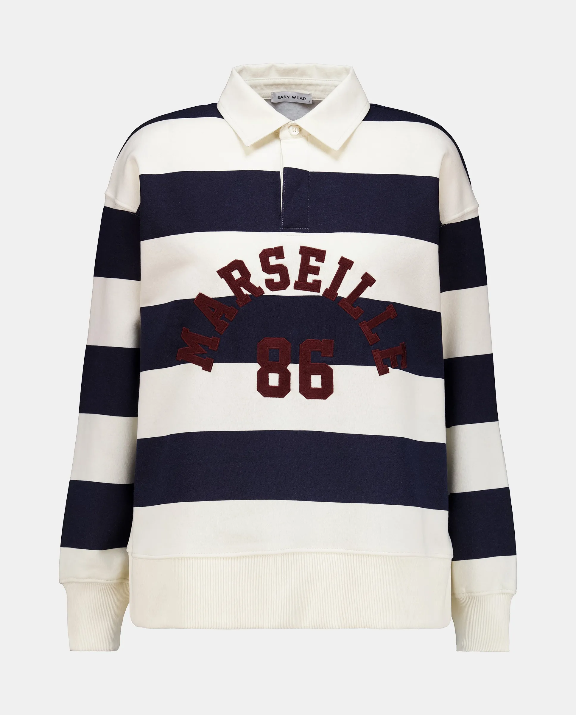 Женская толстовка с воротником поло и принтом городов Easy Wear, белый
Женская толстовка с воротником поло и принтом городов Easy Wear, белый