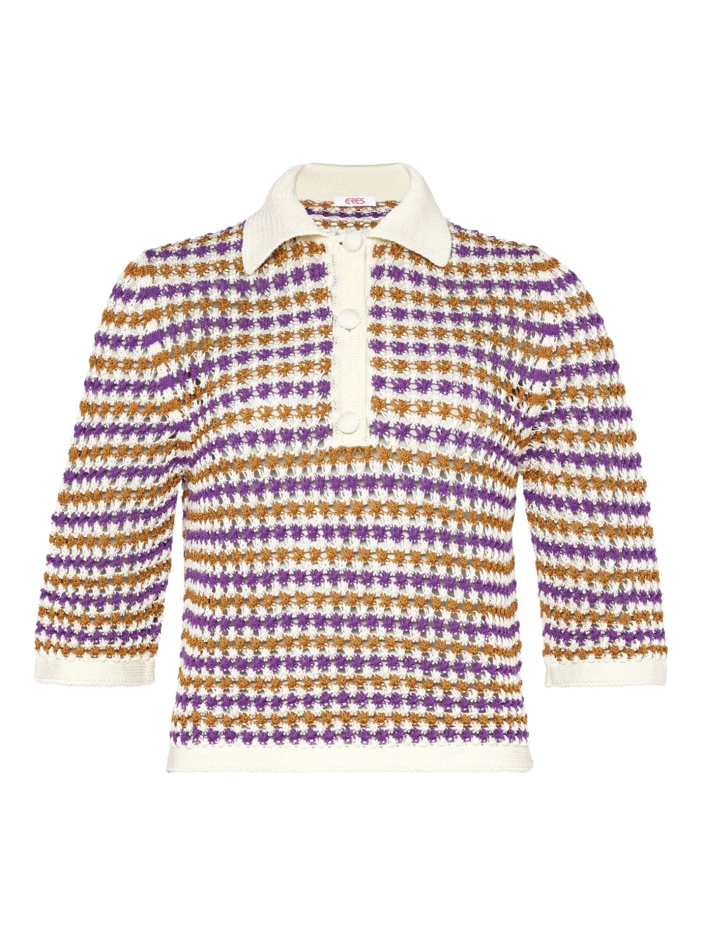 Свитер в технике кроше Eres, фиолетовый
Свитер в технике кроше Eres, фиолетовый