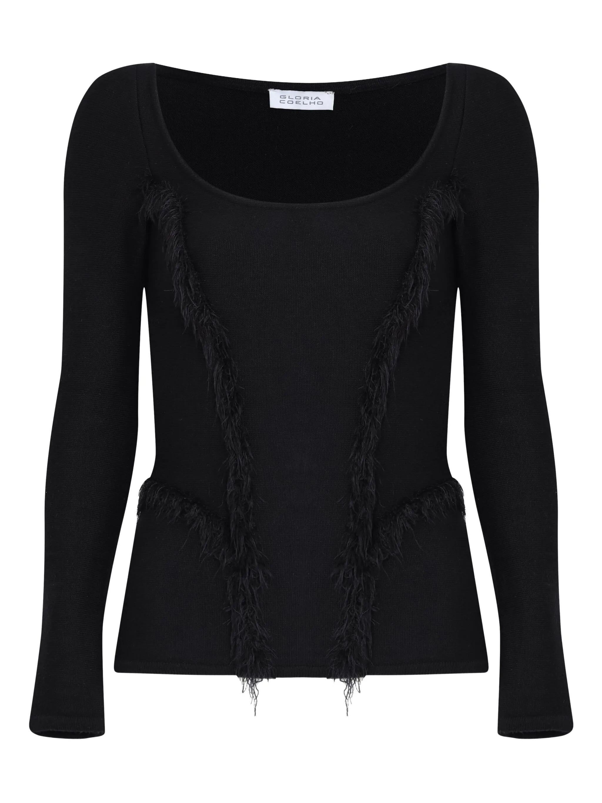 Топ с U-образным вырезом Gloria Coelho, черный
Топ с U-образным вырезом Gloria Coelho, черный